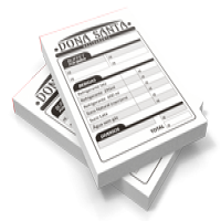 Bloco de Anotações com 50 folhas Sulfite