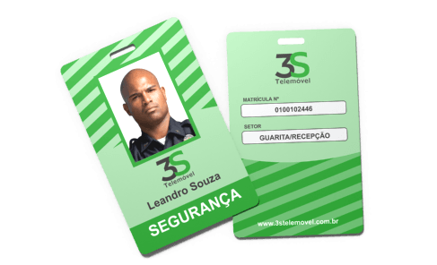 Crachá com Dados Variáveis